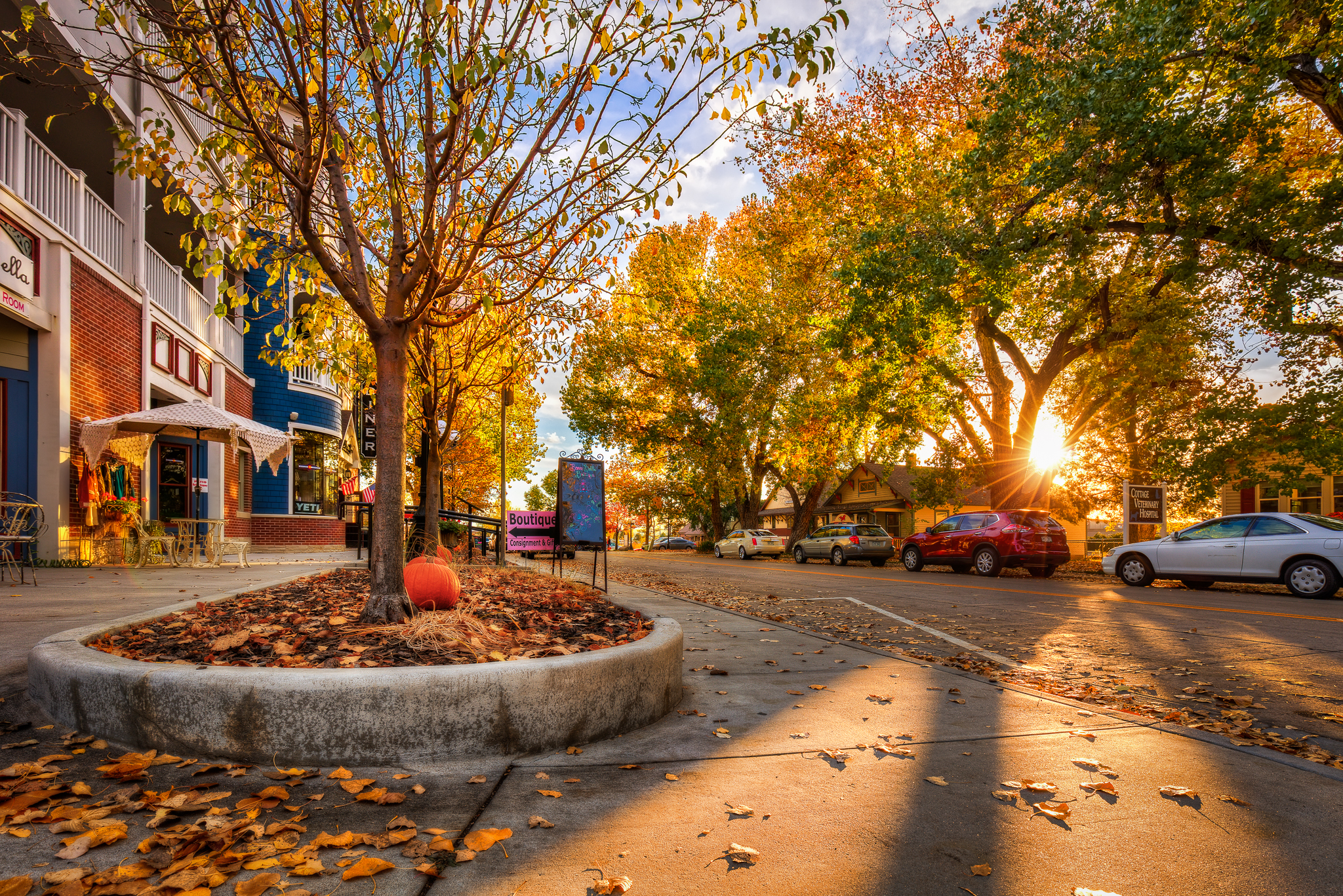 A perfect fall evening in Parker Colorado 10/29/15 (7) Bracket HDR * f/10 * ISO 400 * 16mm