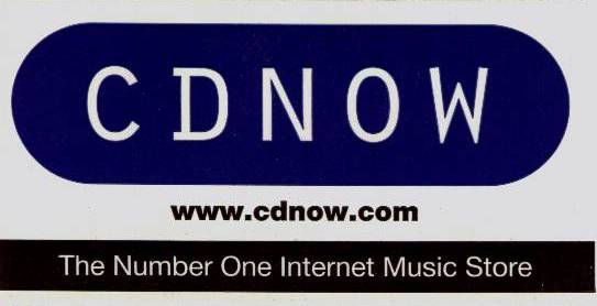 CDNOW LOGO. The Number one internet music store.