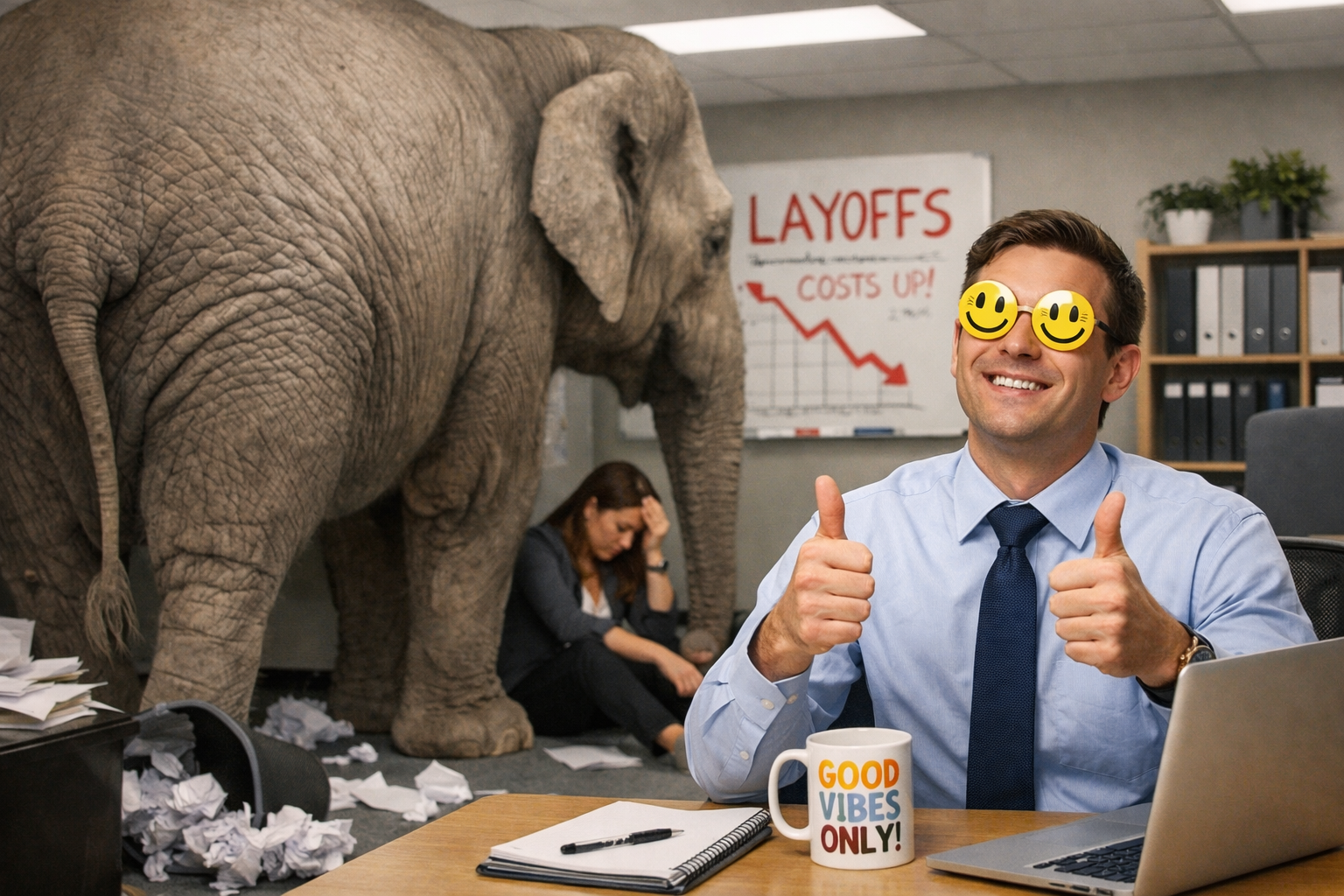 When Positivity Becomes Toxic Leadership