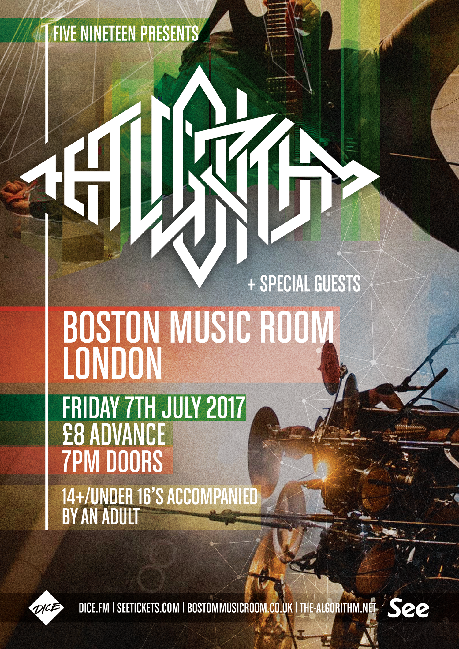 The Algorithm London Boston Music Room 7th July 2017