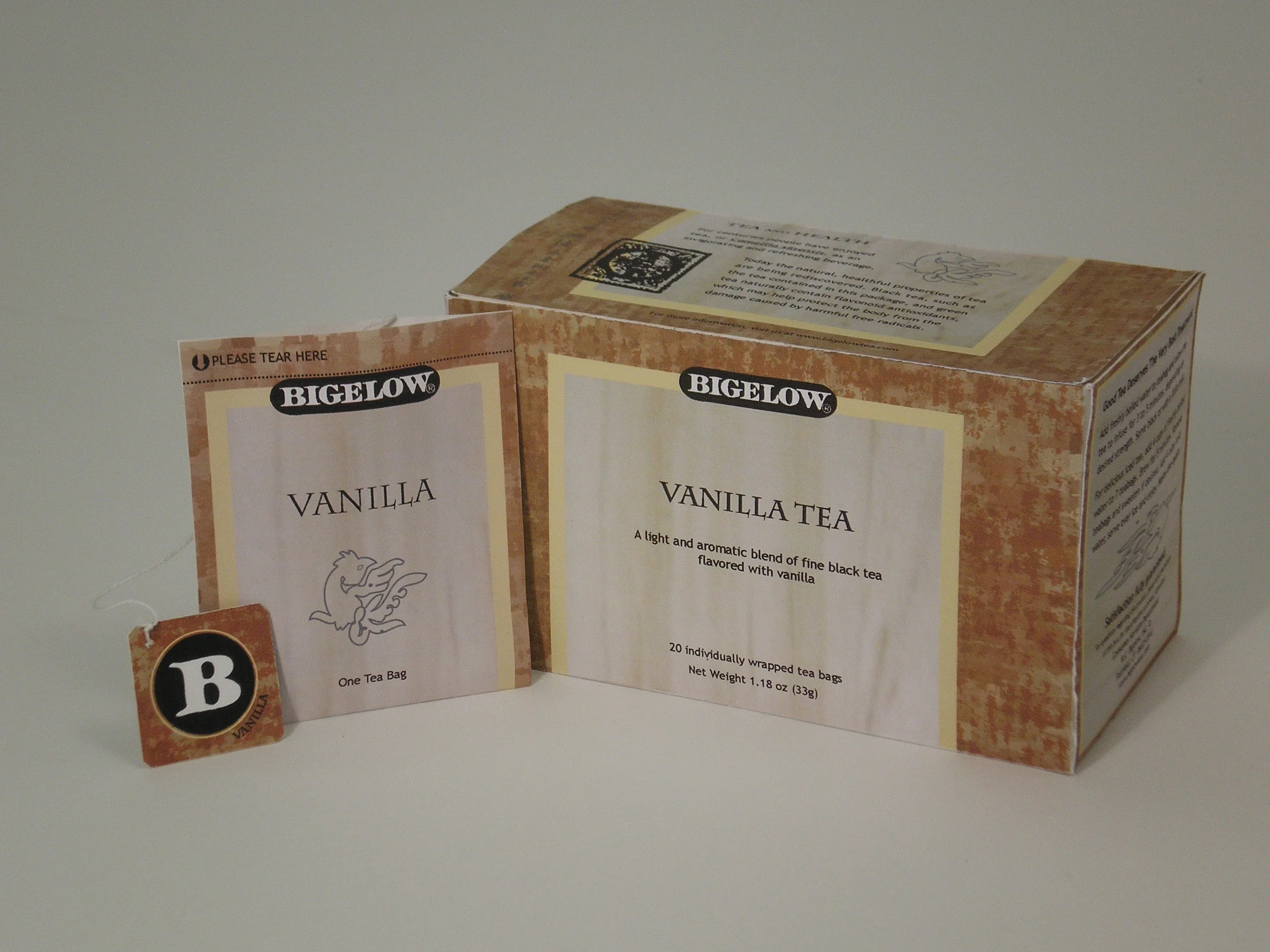 Bigelow Tea packaging