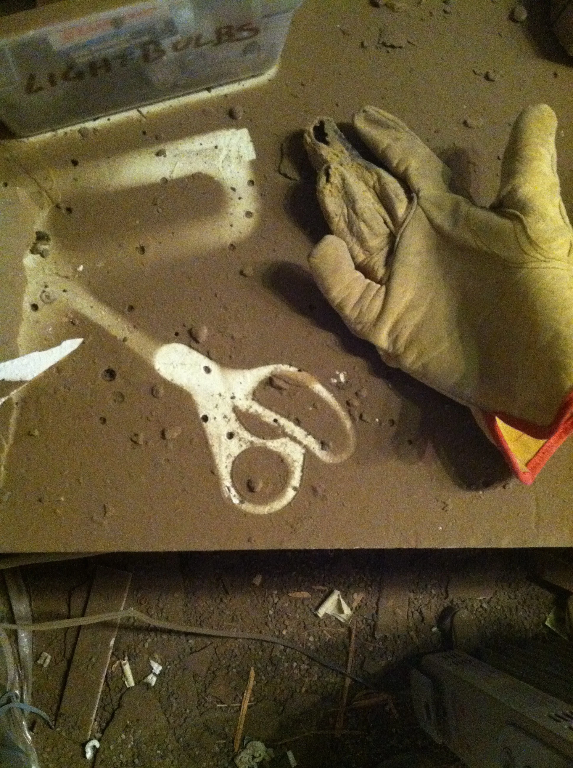 "I see", said the blind man as he picked up his hammer and saw.