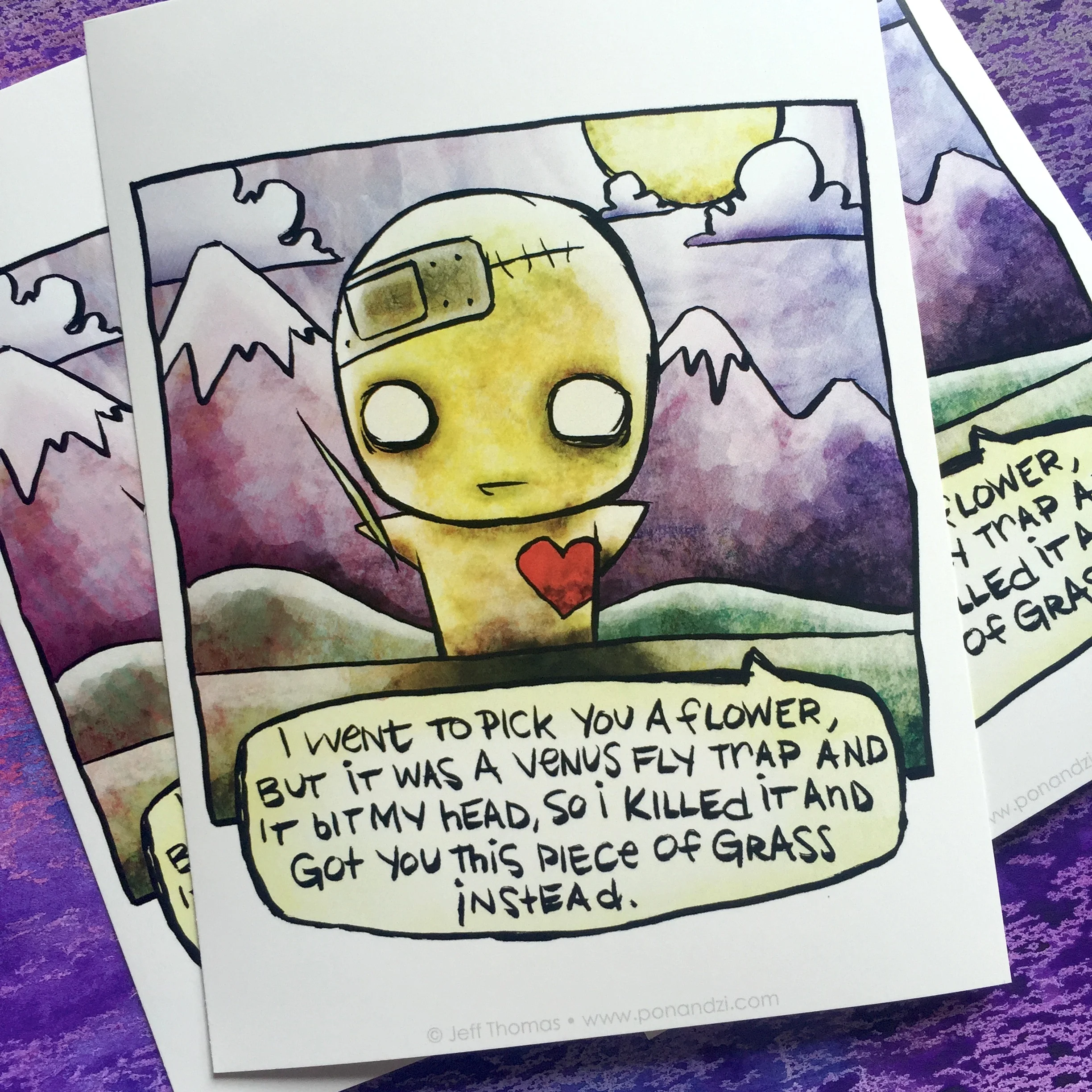 Comic Print no.01 — Pon and Zi