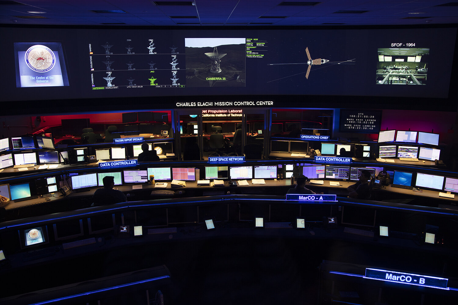   Mission Control, Jet Propulsion Laboratory, Pasadena, CA , 2019 