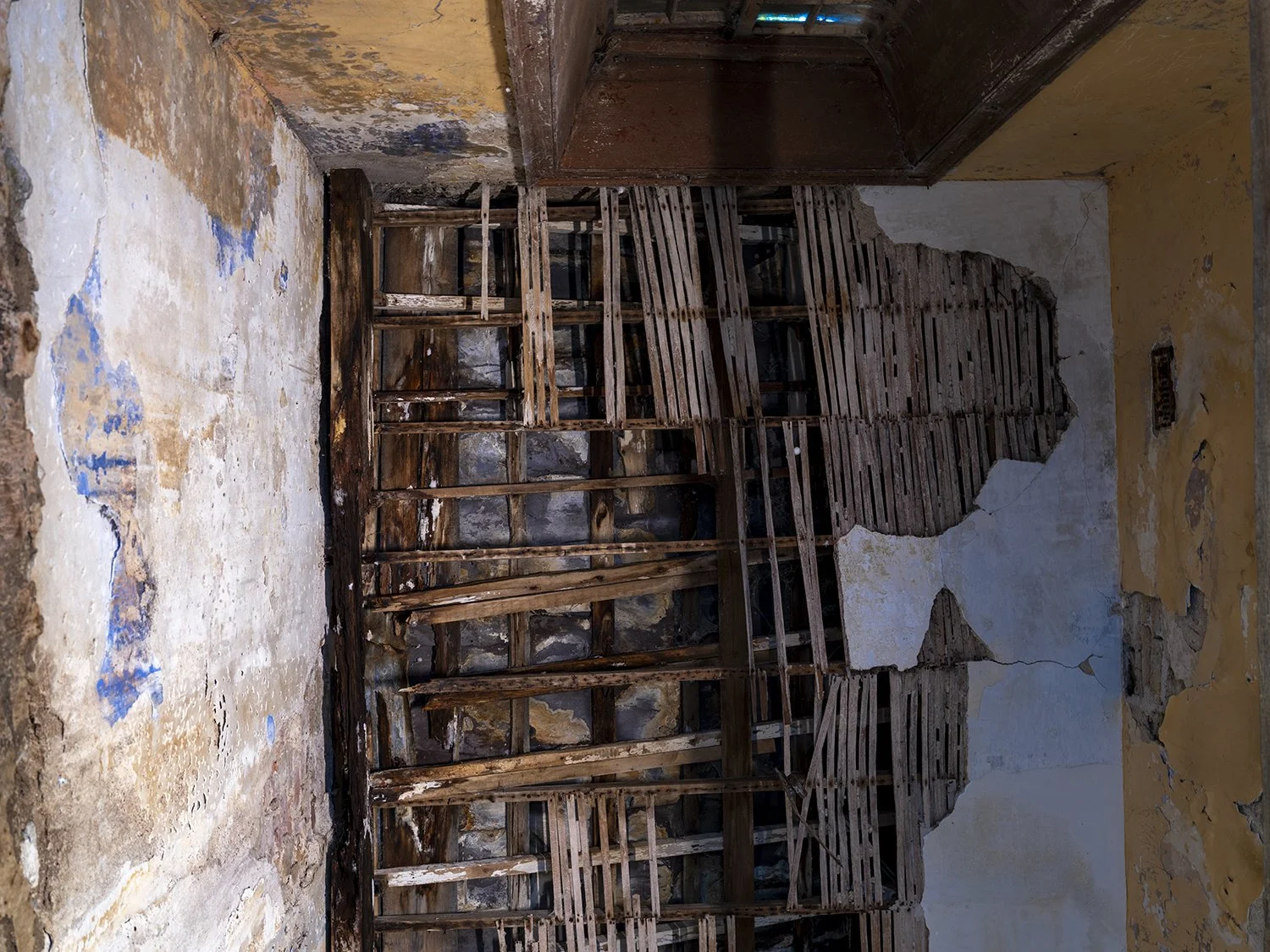   Ceiling, Abandoned Village, Spike Island,  2025 