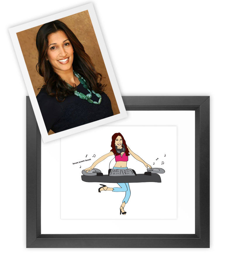 Birthday gift for Rita, who's a marketing professional by day and DJ by night