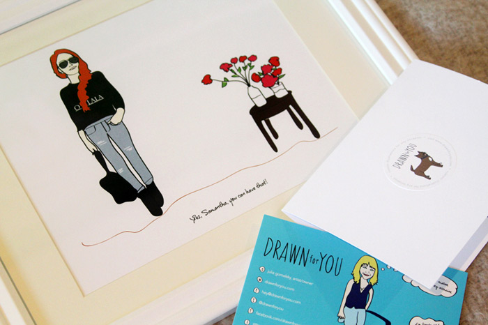 Custom illustrated print for blogger, Can I Have That
