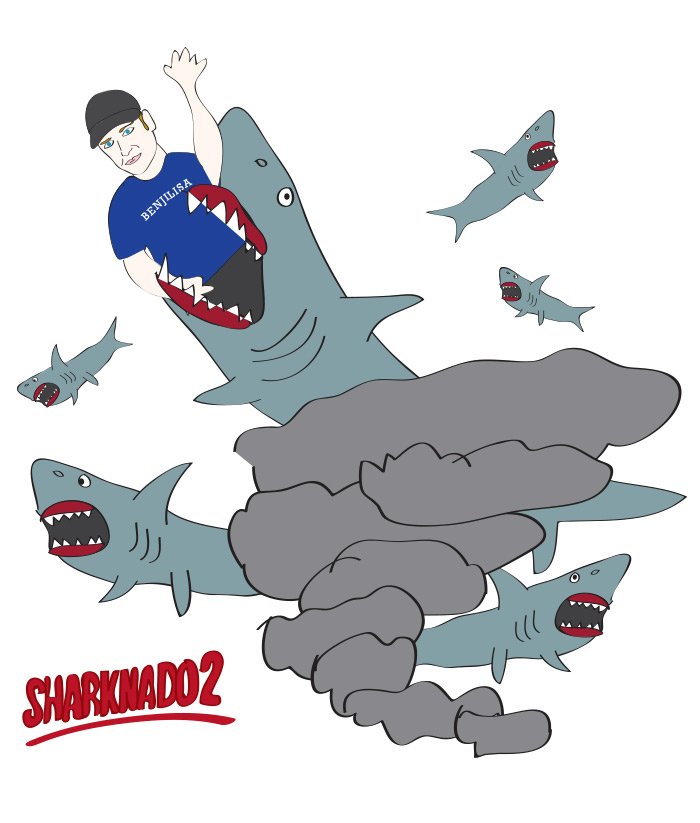 Benjy Bronk in Sharknado 2