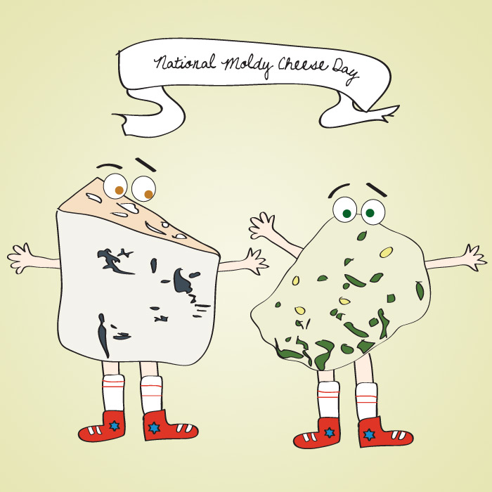 Hooray for National Moldy Cheese Day!