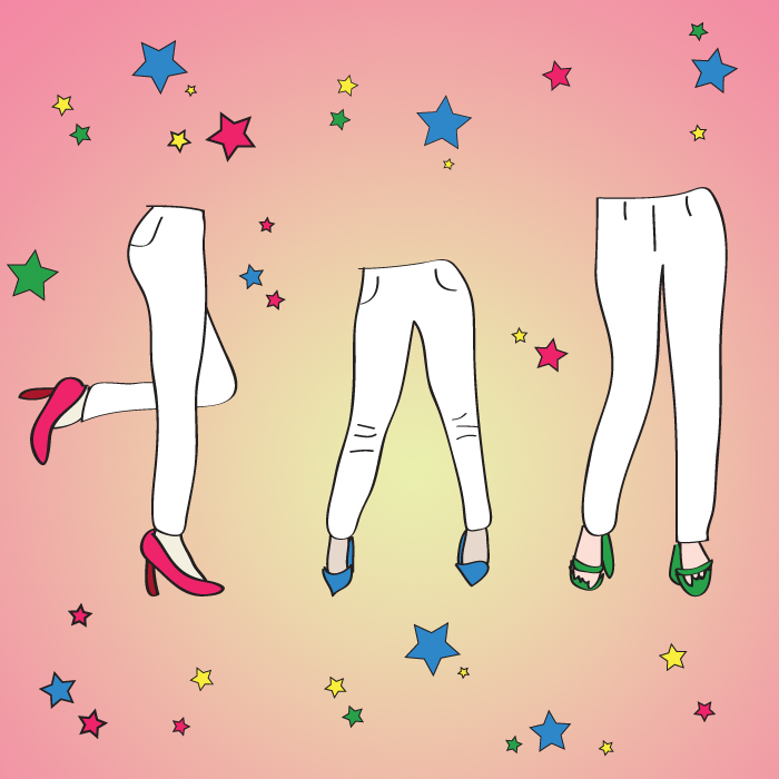 The white pants are out in full force this weekend! Ladies, celebrate with your pants while you can! Happy Labor Day weekend!