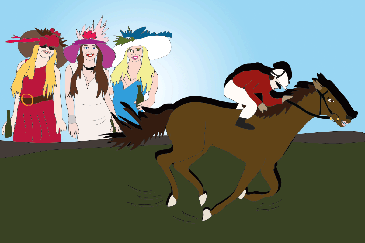 Let's put on silly hats, drink Mint Juleps and watch tiny men on horses. It's the Kentucky Derby