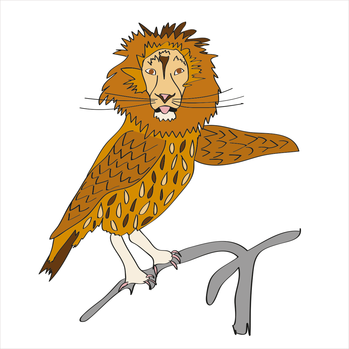 He is ferocious and wise. He is LIONOWL
