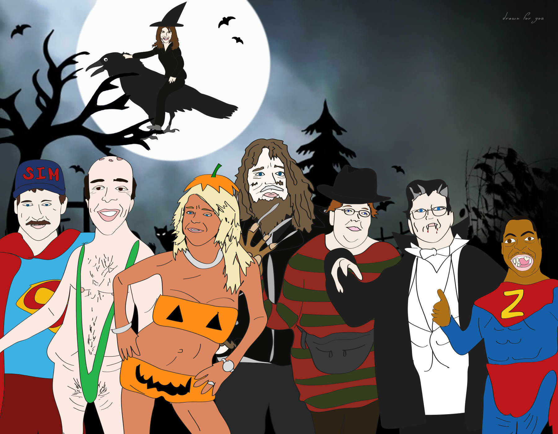 It S A Wack Pack Halloween Drawn For You