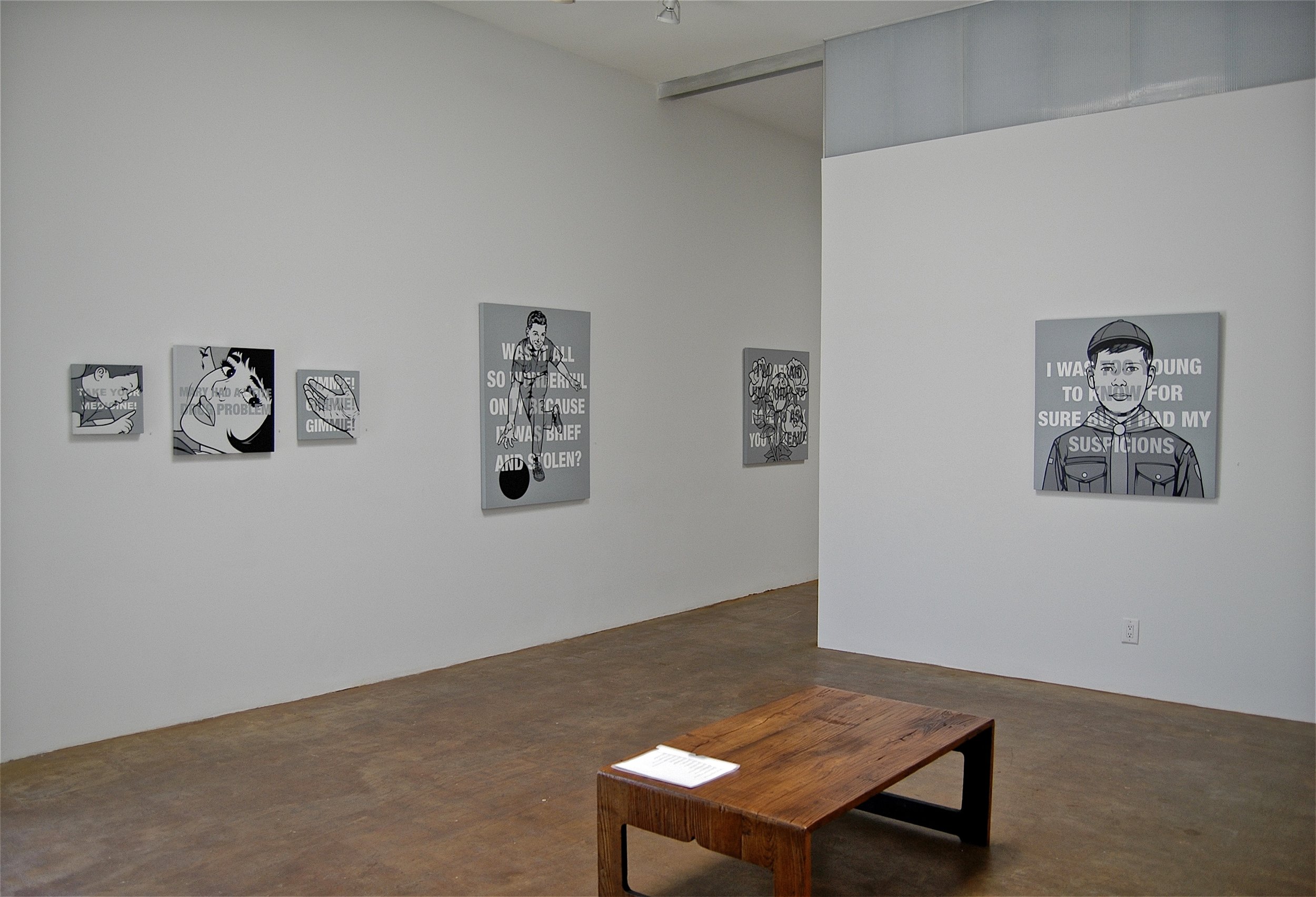 "Black & white & read all over" show (Milo Gallery, Los Angeles)
