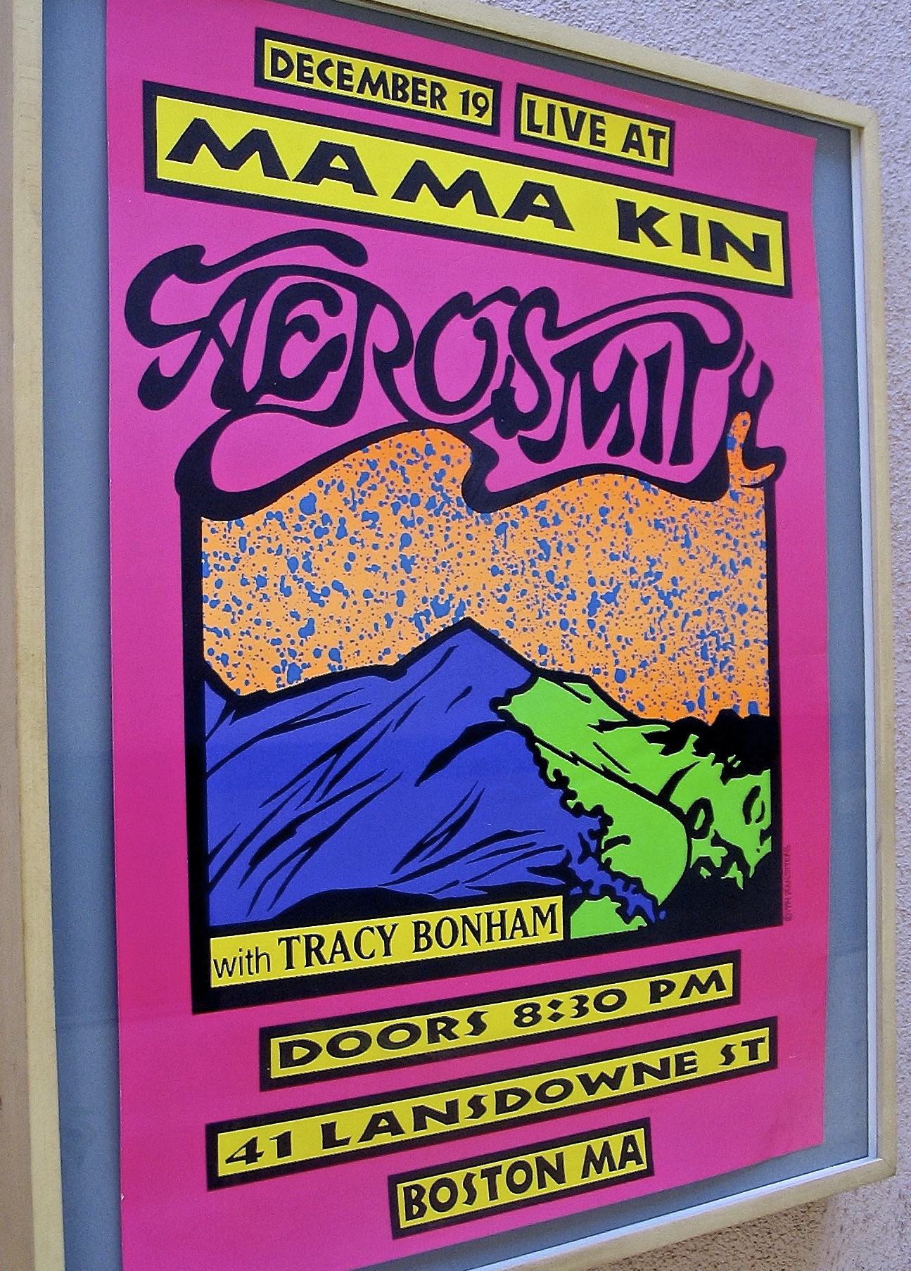 Old Aerosmith poster design.