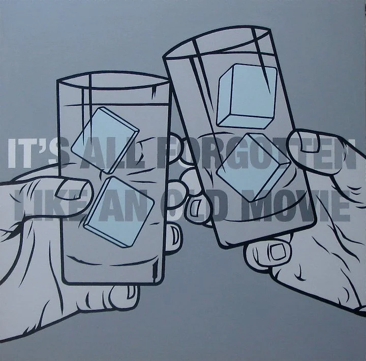 "It's all forgotten like an old movie" Acrylic on canvas (SOLD)