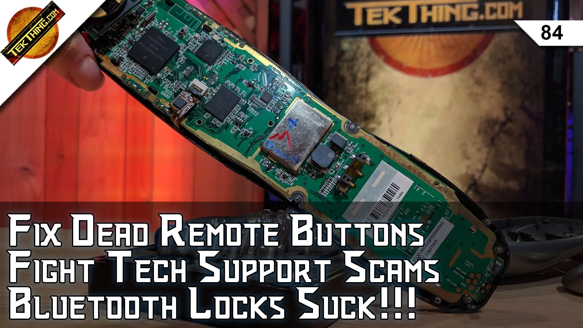Bluetooth Lock & Android Flaws Exposed At Defcon, Fight Tech Support Scams, Fix Remote Buttons!  - TekThing 84