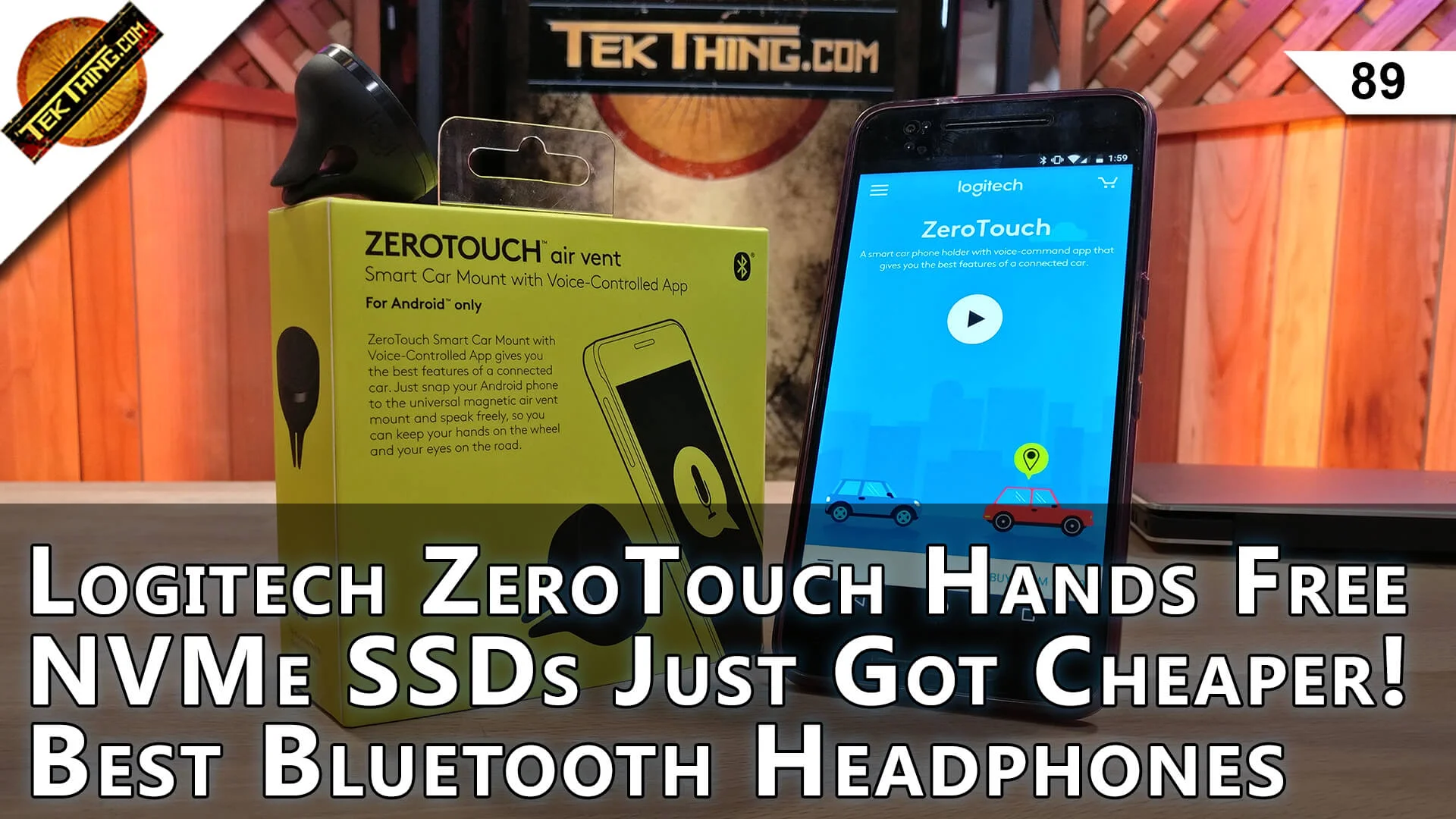 Best Wireless Headphones, Logitech ZeroTouch Review, Intel 600p NVMe SSD, Windows 10 VM VirtualBox! -- TekThing 89