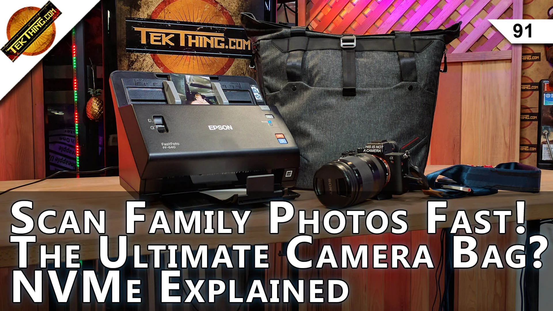 Dump AdBlock Plus! Epson FastFoto FF-640 Review, Peak Design Everyday Tote, NVMe & XPoint Explained! -- TekThing 91