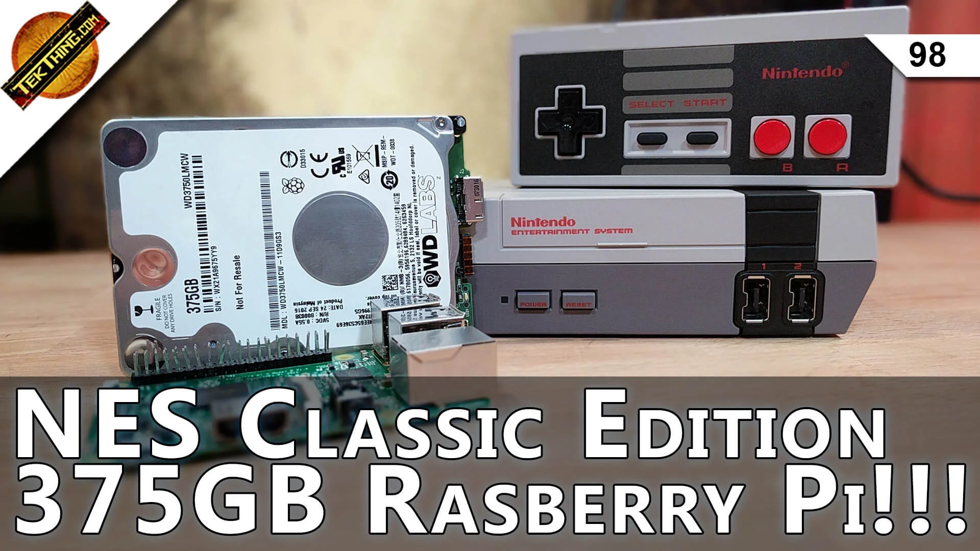 NES Classic Edition Review, WD PiDrive 375GB Raspberry Pi, Cheap 4K GPU, Is Your 2FA On? -- TekThing 98