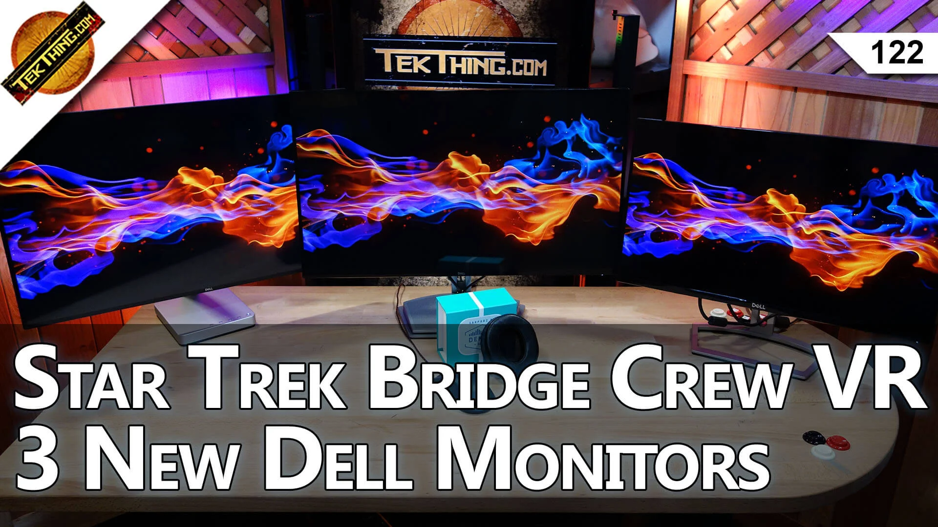 New Dell 23 & 27 Ultrathin Monitor! Star Trek Bridge Crew VR, HyperX Pulsefire FPS Gaming Mouse -- TekThing 122