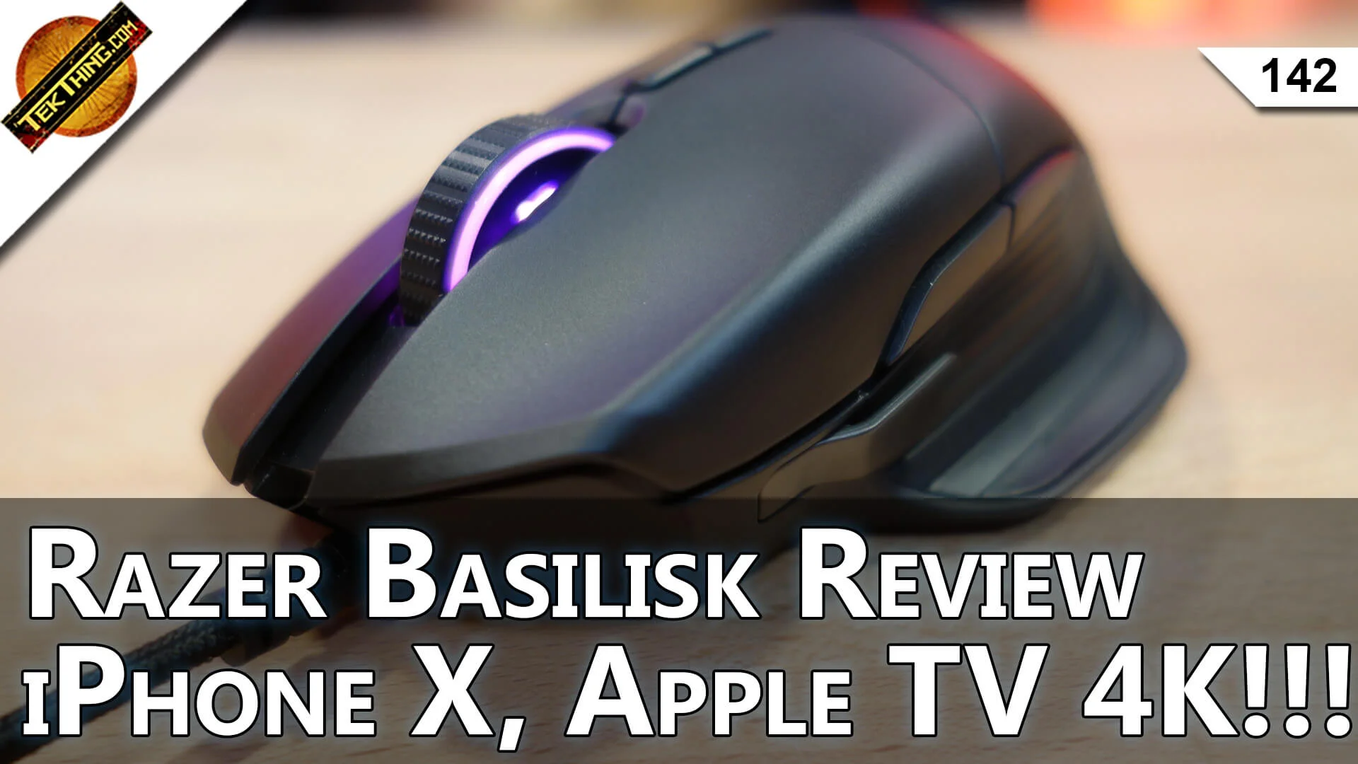 Razer Basilisk FPS Gaming Mouse Review, $999 iPhone X, Equifax Hack ? Here's What To Do! -- TekThing 142 