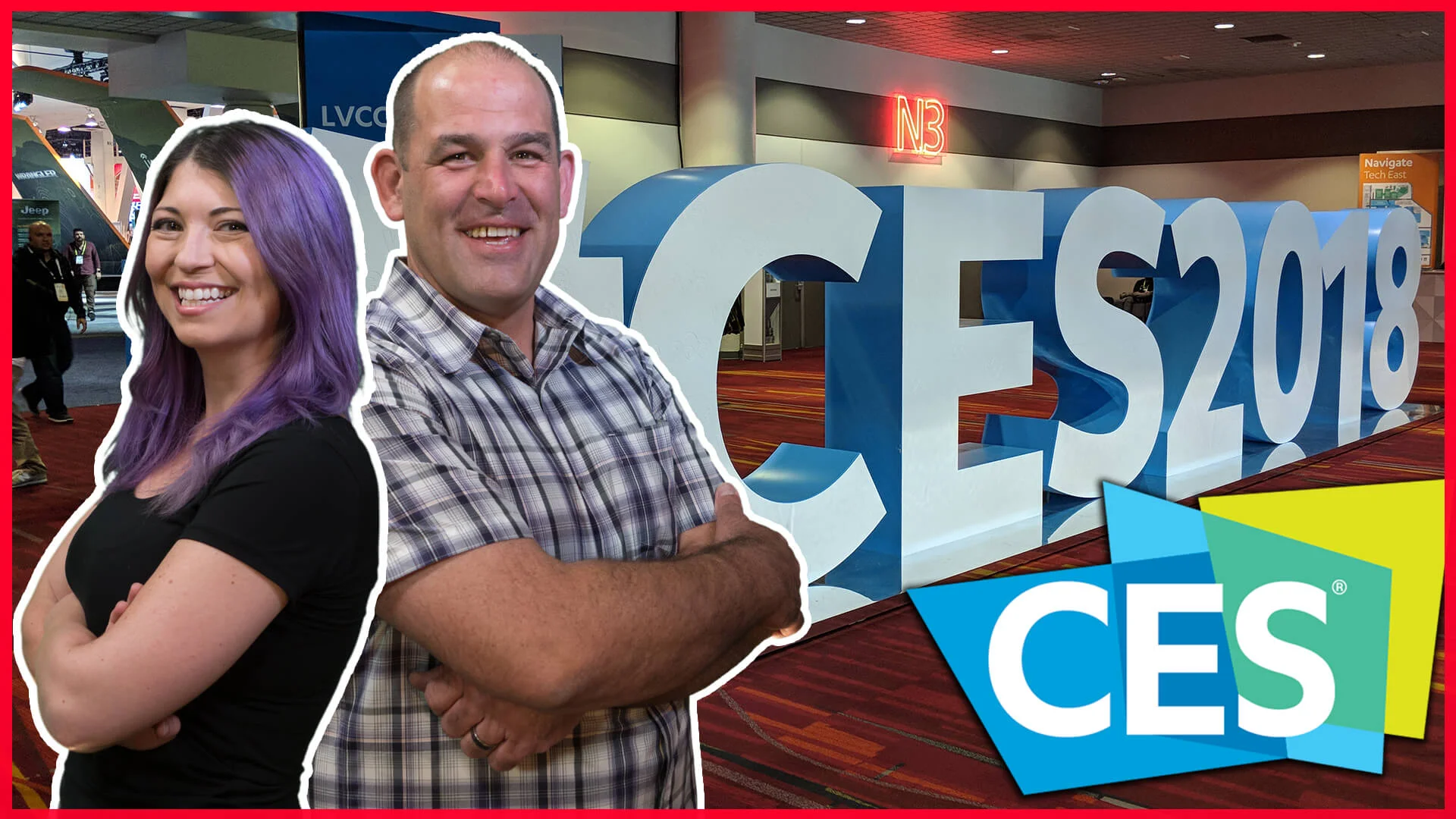 CES 2018! Best TVs from LG, Samsung, TCL, Sony, Hisense. HTC Vive Pro Review, 1TB Flash Drives, more! -- TekThing 0159