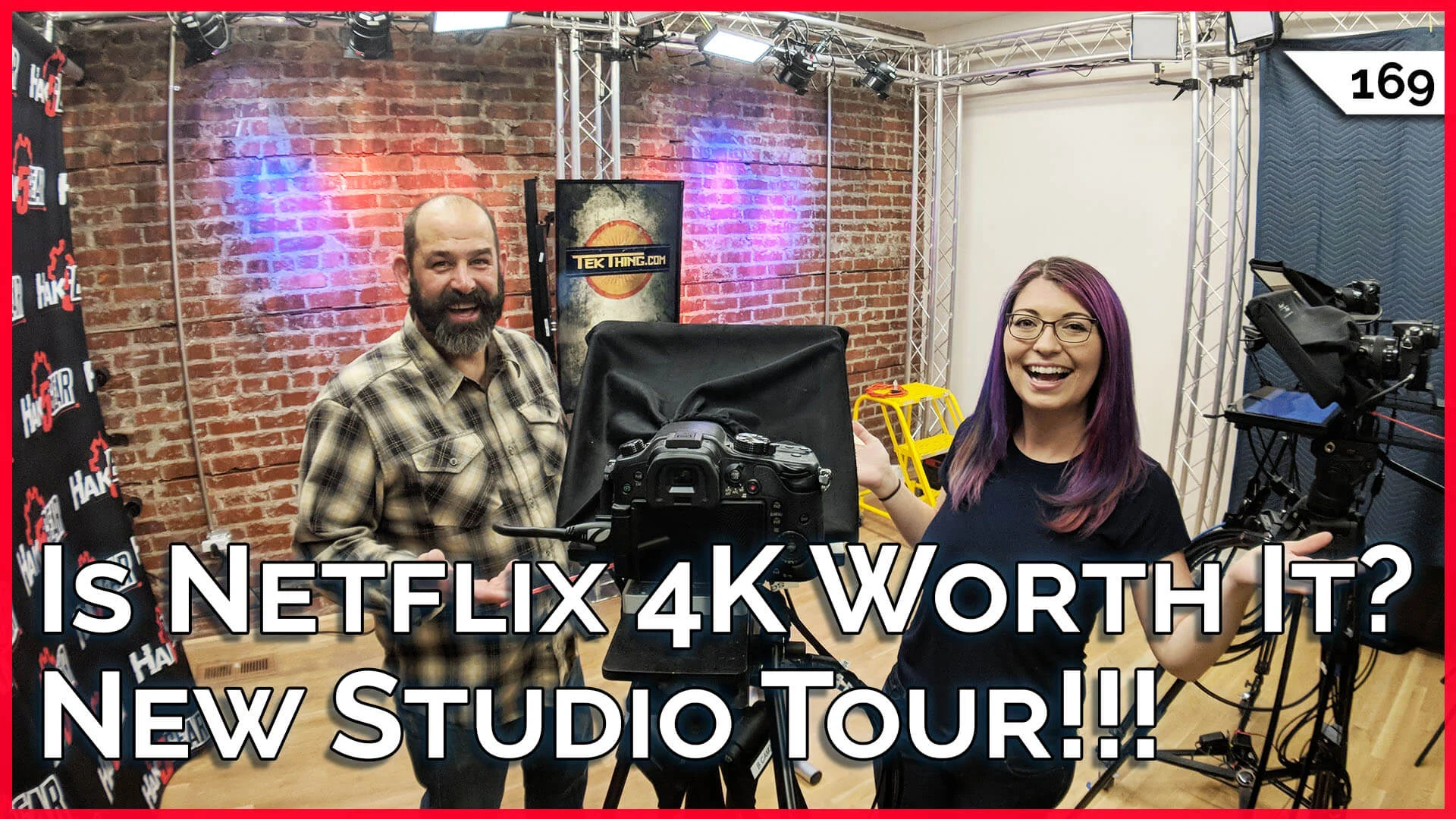 Netflix 4K Sucks For Feature Movies! Get 100GB on a 50GB Data Cap, New Studio Tour!!! --  TekThing 169
