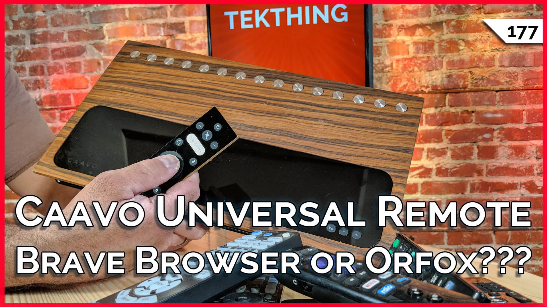 Best $500 Laptop! Brave Browser, Orfox, or Firefox Focus??? Caavo Smart Remote vs. Logitech Harmony  -- TekThing 177