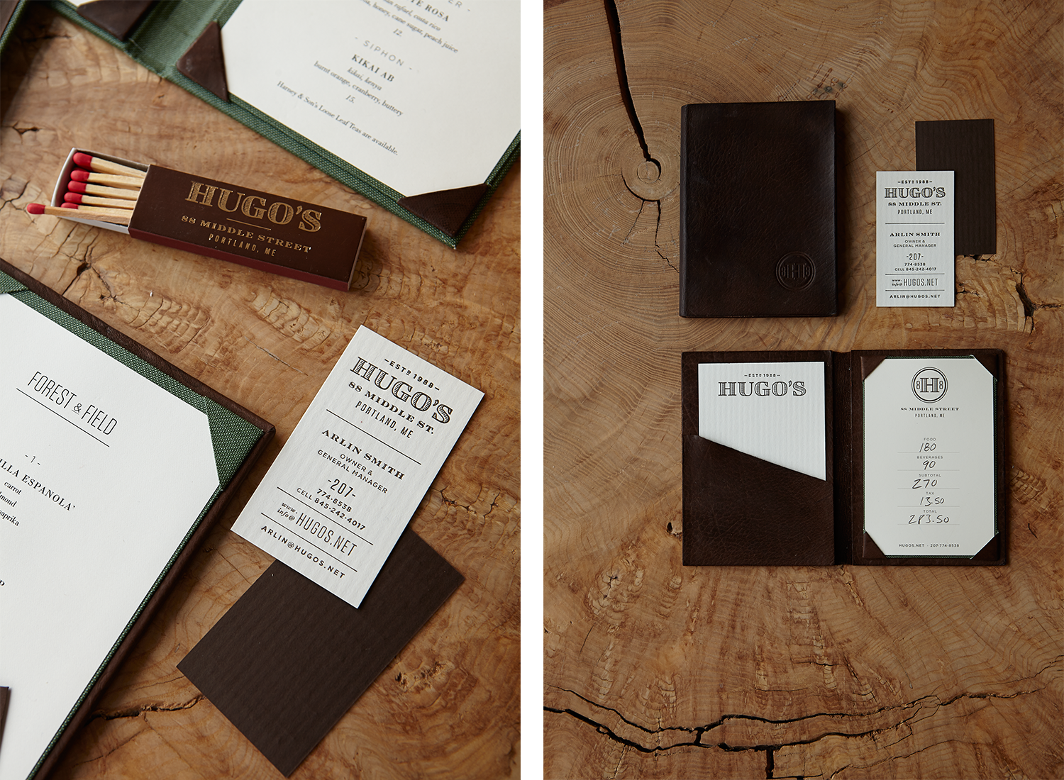 Hugo's Logotype, Various Collateral