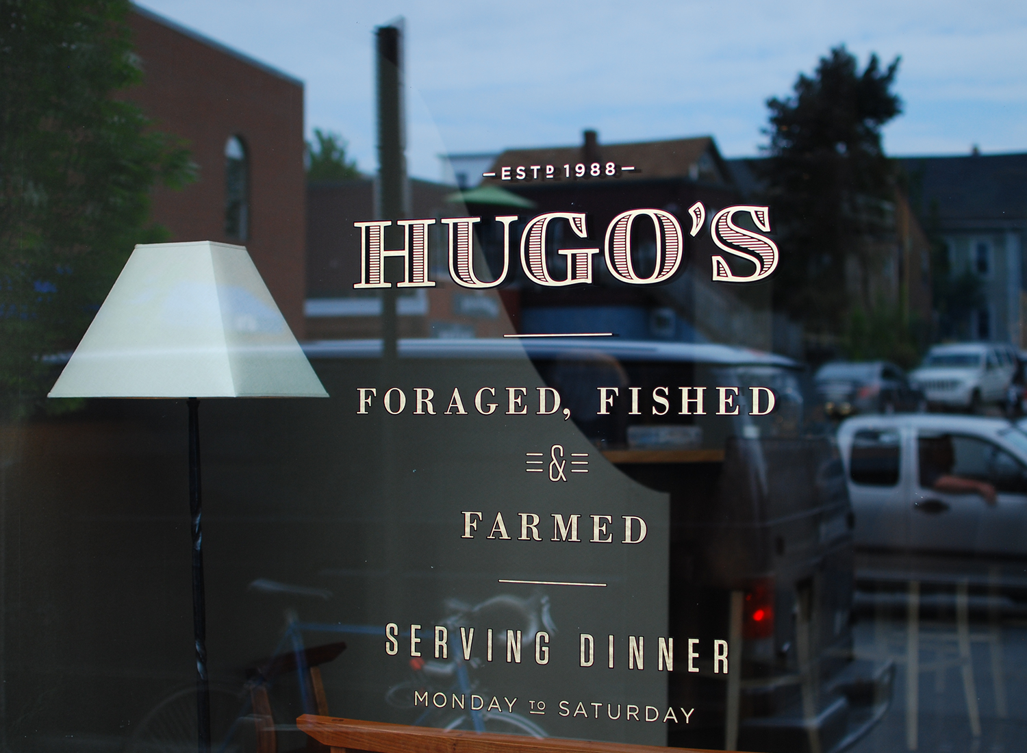 Hugo's Logotype Sign, Vinyl