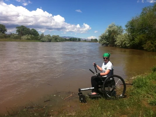 Wheelin' in the Colorado River!