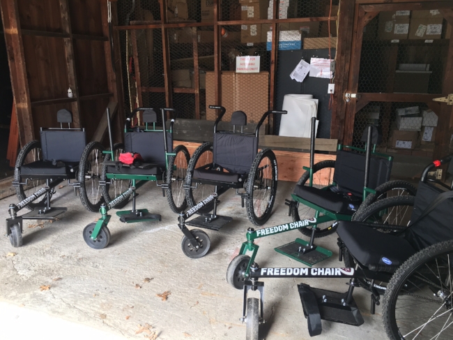 Freedom Chair Fleet, ready for action!
