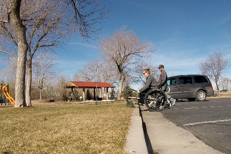 Riding up curbs takes practice to get the timing and balance right, but it is absolutely doable.