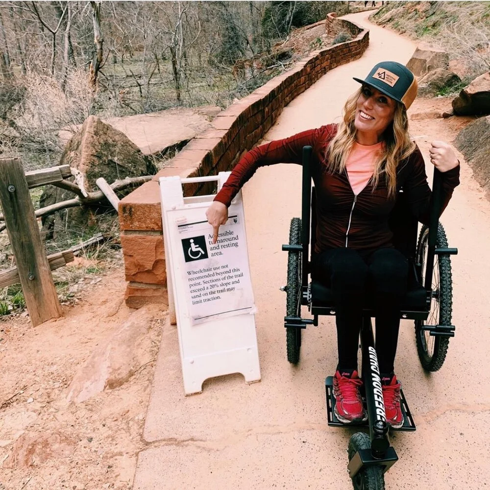 “Husband and I spent the weekend playing in Zion and it was wonderful venturing off the beaten path, and off the limited designated-wheelchair routes.” —Lisa