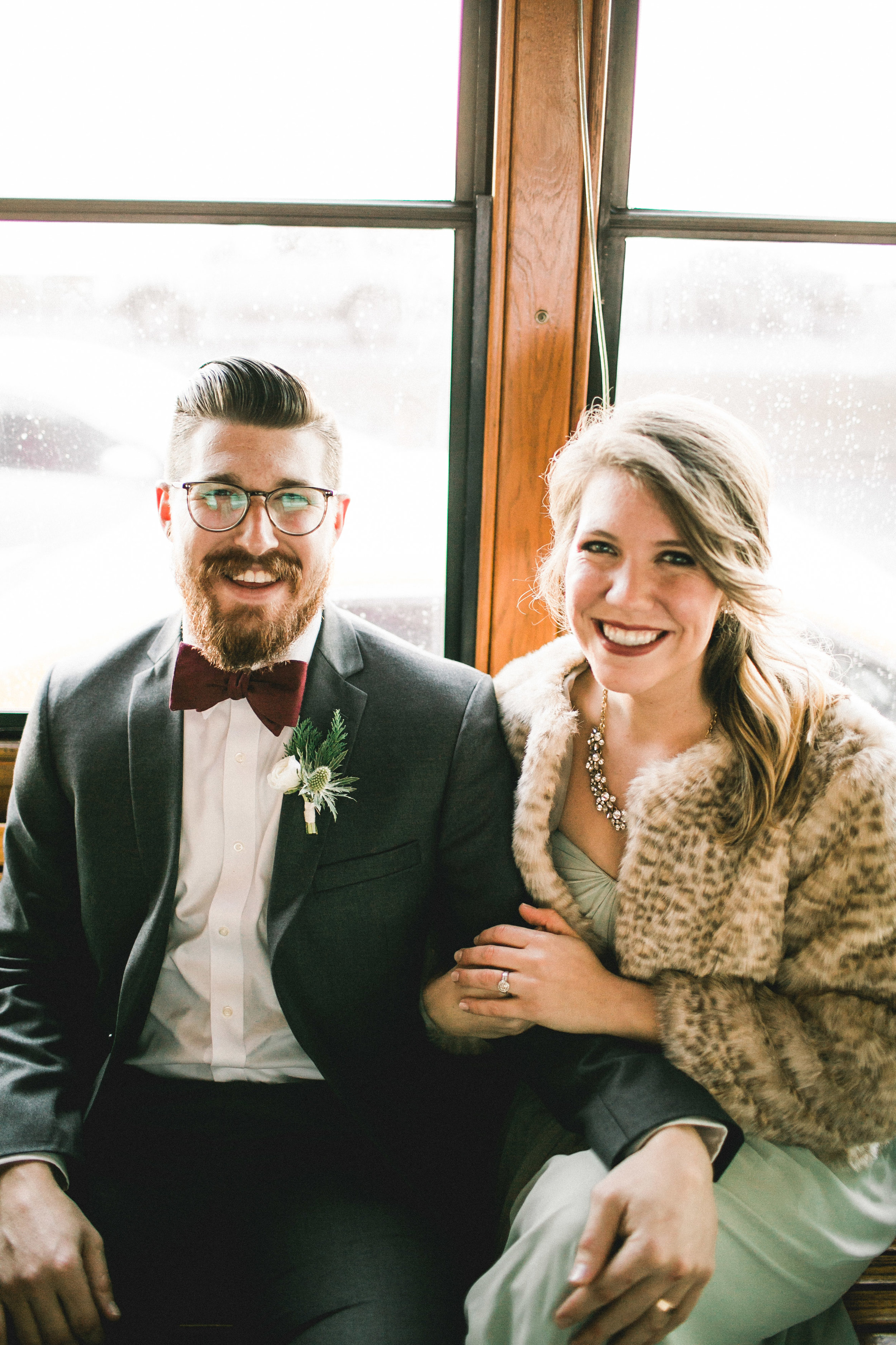 Winter Wedding Portraits Mayden Photography Washington