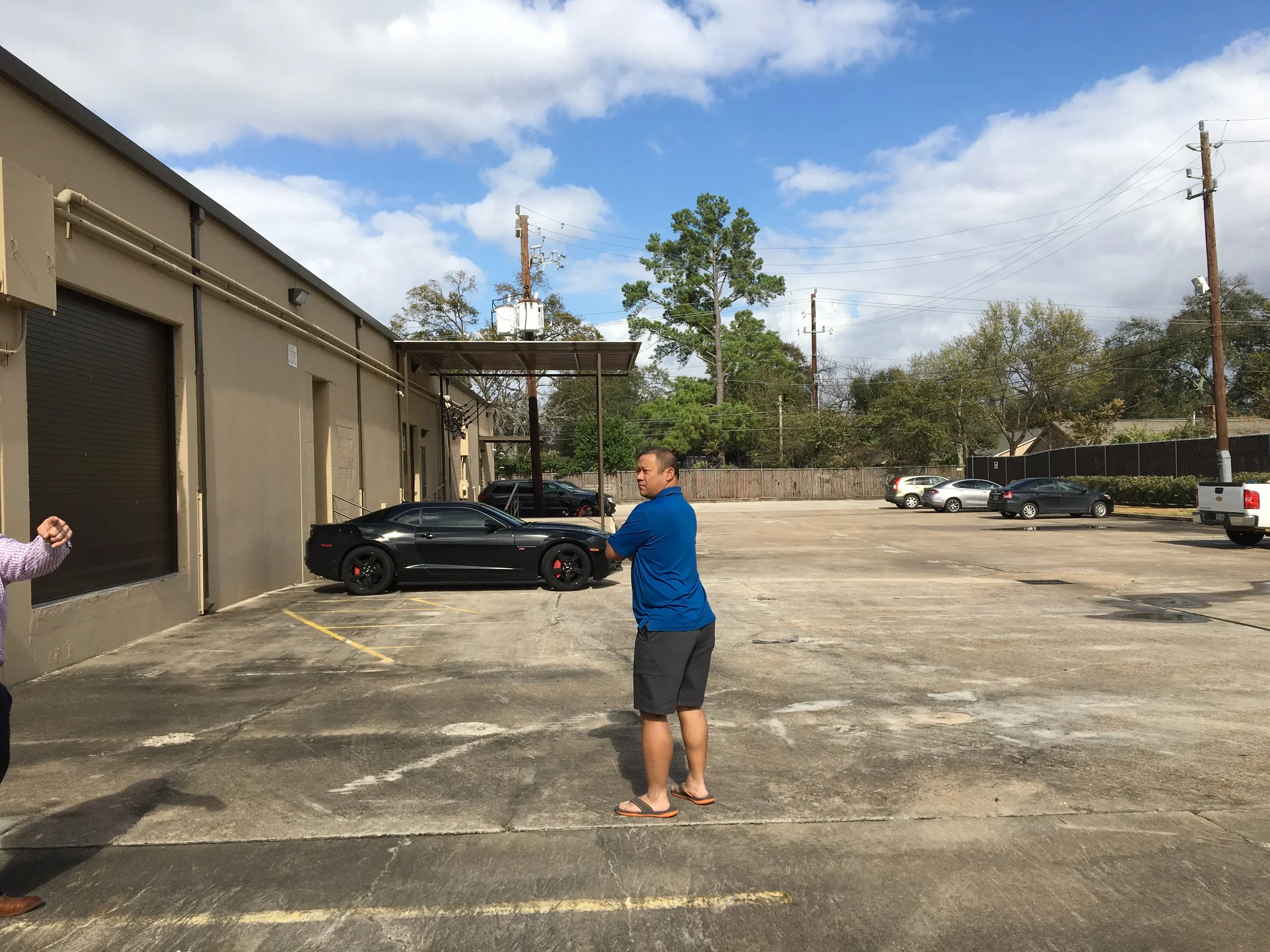 Gated parking in the back