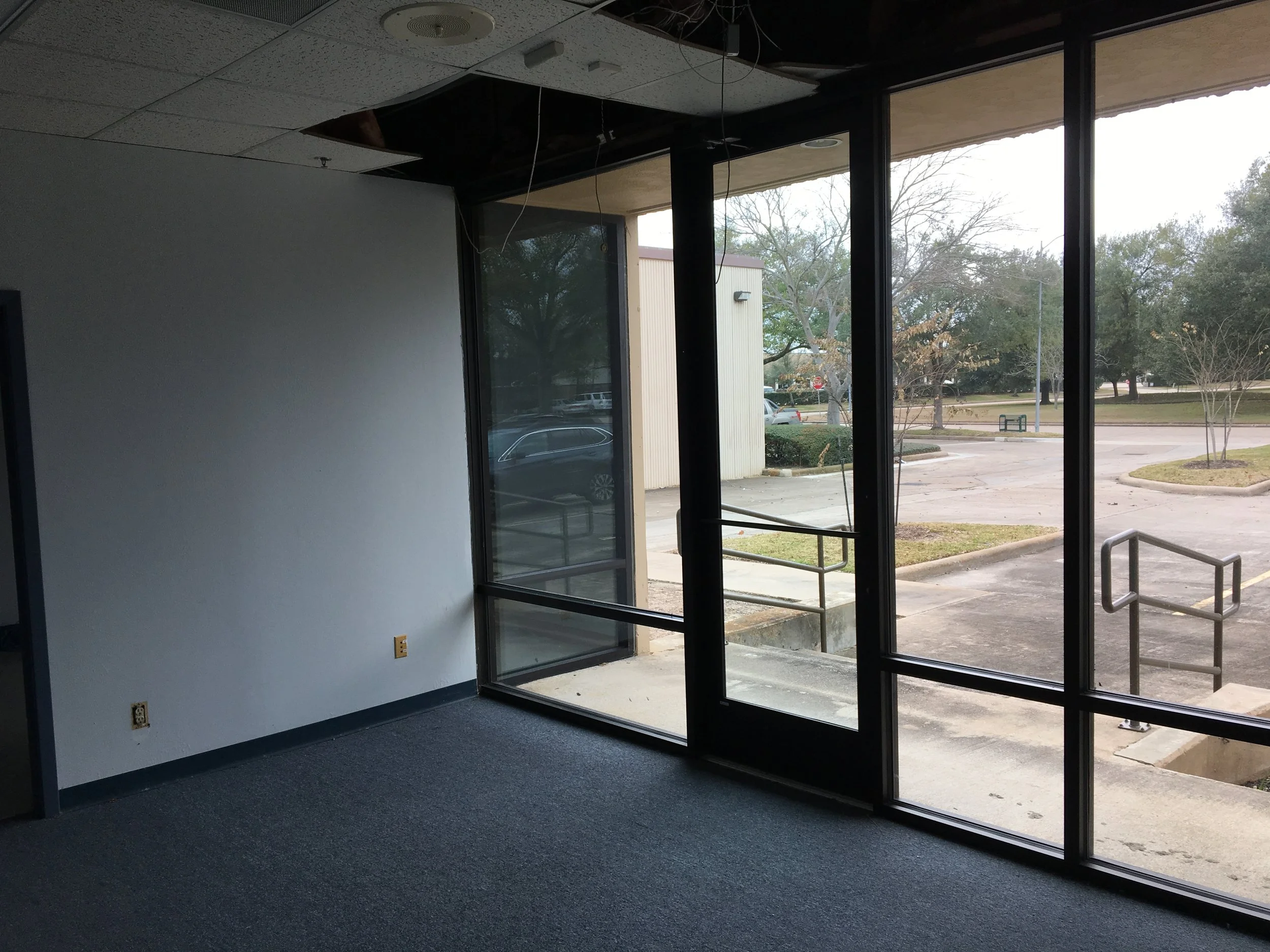 Office area at front