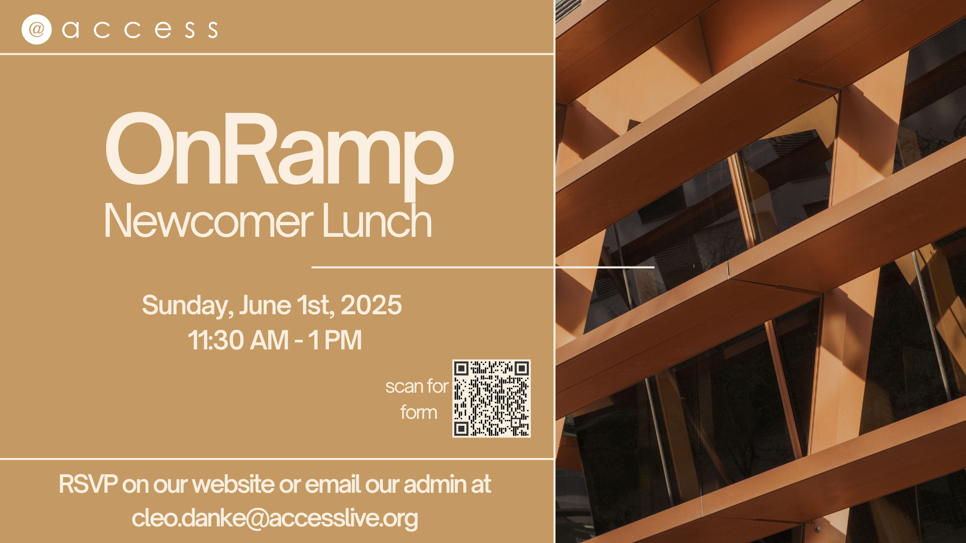 OnRamp Newcomers Lunch
