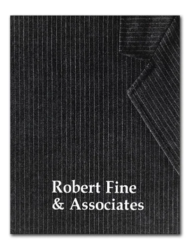  CLIENT:&nbsp;Robert Fine &amp; Associates &nbsp;| &nbsp;AGENCY: The Advertising Store &nbsp;| &nbsp;YEAR: 1982 TYPE: Presentation folder cover 