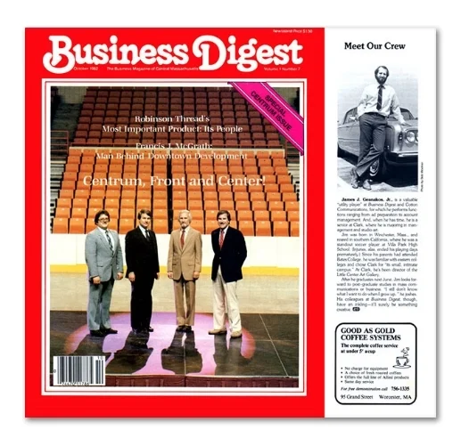  CLIENT:&nbsp;Cotton Communications &nbsp;| &nbsp;AGENCY:&nbsp;In-house &nbsp;| &nbsp;YEAR:&nbsp;1982 TYPE: Public Relations&nbsp;&nbsp;| &nbsp;PUBLICATION:&nbsp; Business Digest,  "Meet Our Crew" 