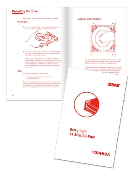  CLIENT: SMS Data Products Group&nbsp; | &nbsp;AGENCY: In-house &nbsp;| &nbsp;YEAR: 2010 TYPE: CD-ROM Tower product manuals—CD Drives 