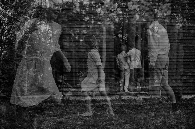 Cousin days... If I&rsquo;m at your wedding I might just photograph kids and trees and woods and delight #notaweddingphotographer