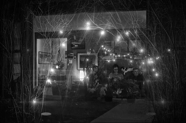 Last month for three nights straight I photographed families inside, at home, from outside, with windows and door screens and trees and bushes between us. Families that went indoors and stayed inside&mdash;before it was mandated (because soon after i