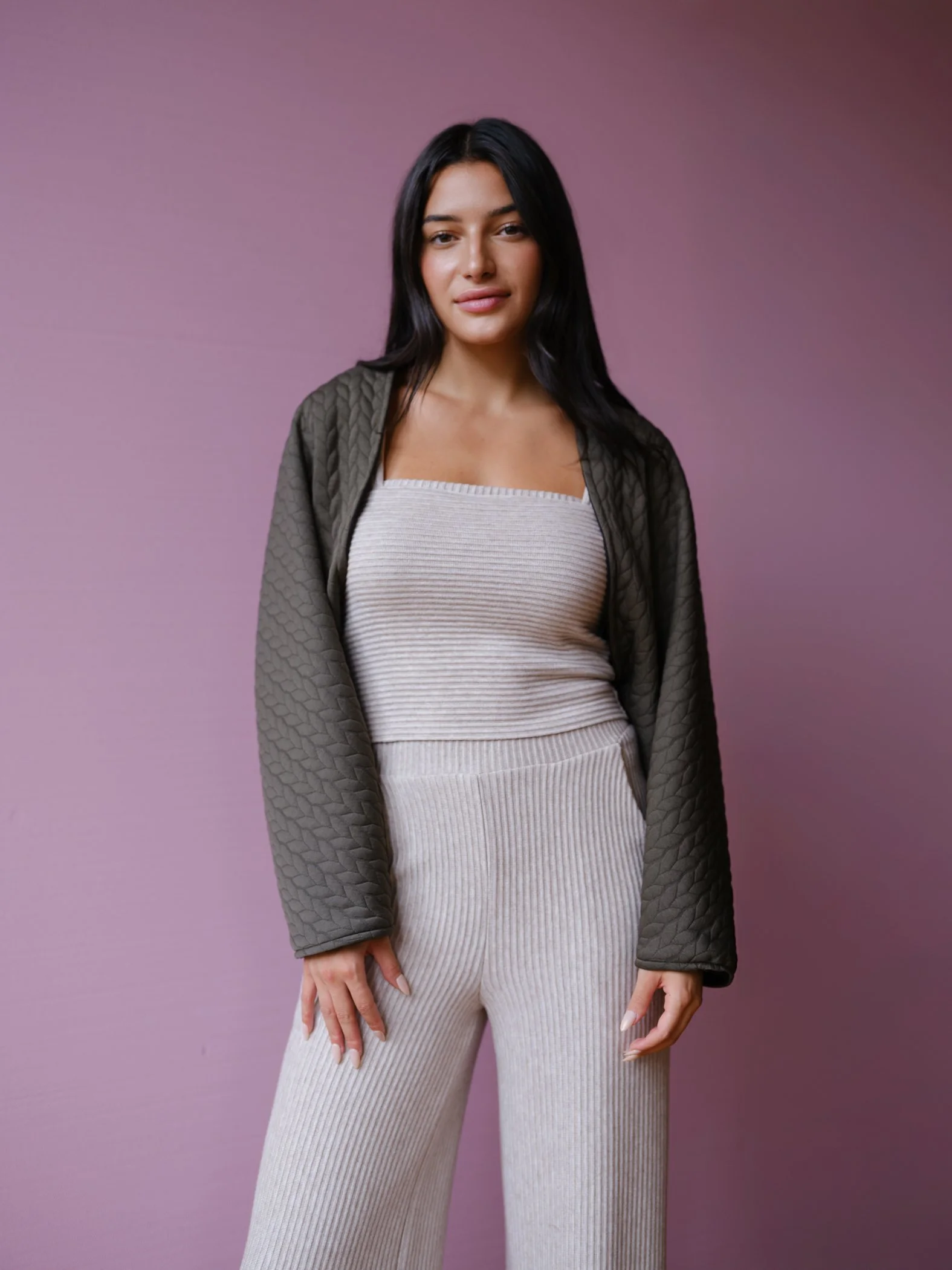 Sophia Reyes Quilted Reversible Bolero