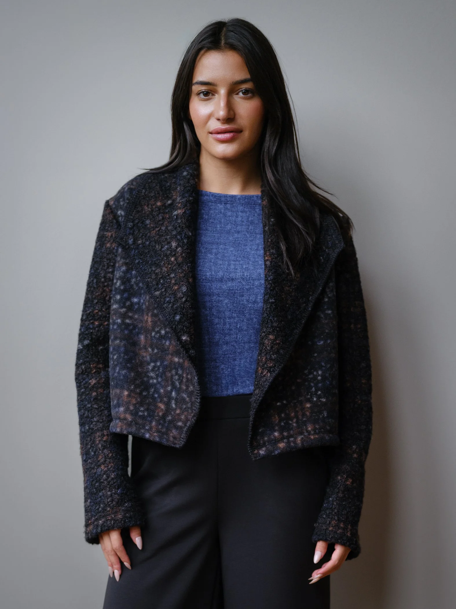 Gerry Boucle Mini Jacket by Sophia Reyes