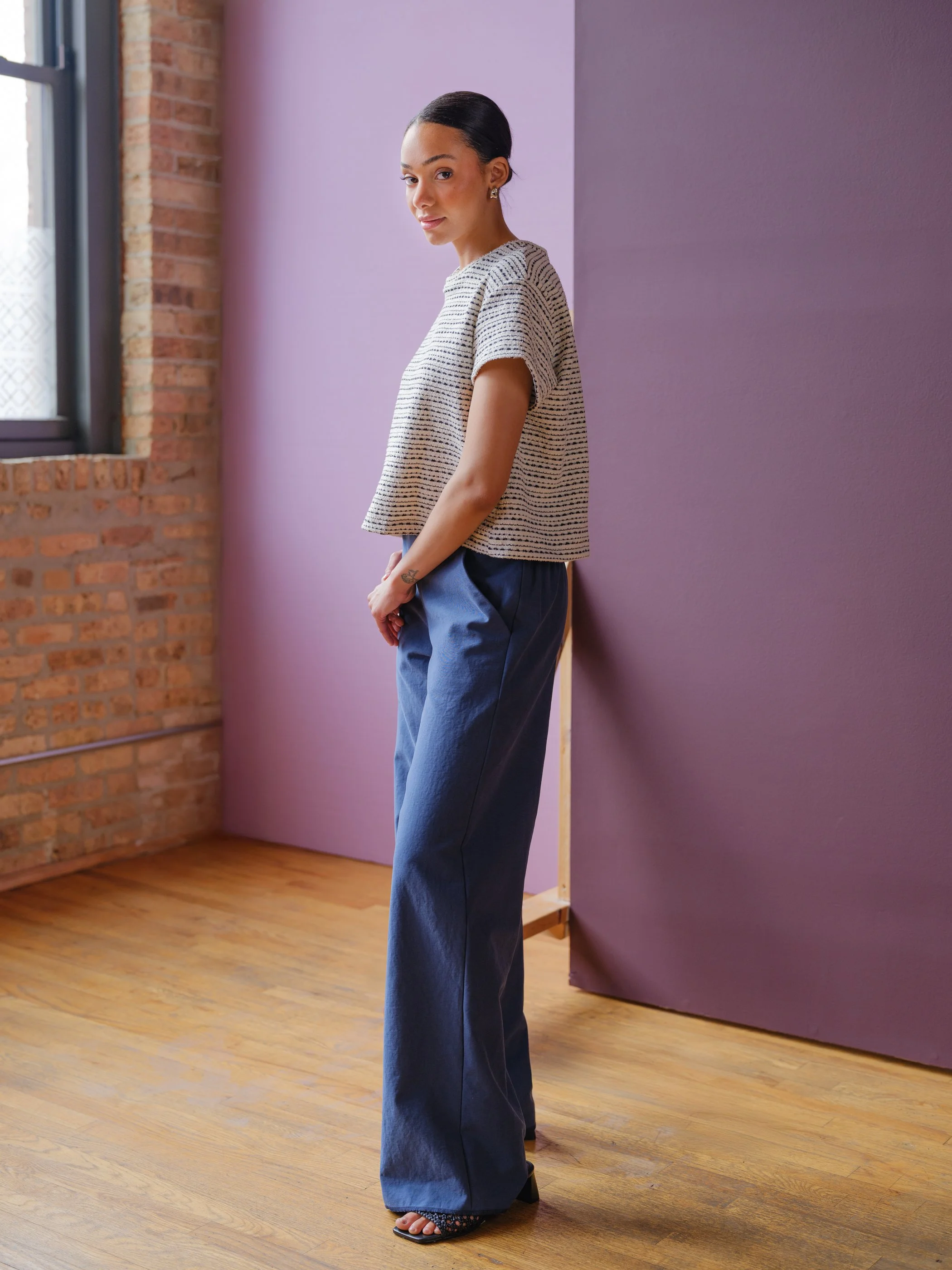 Mariella Blue Pants by Sophia Reyes