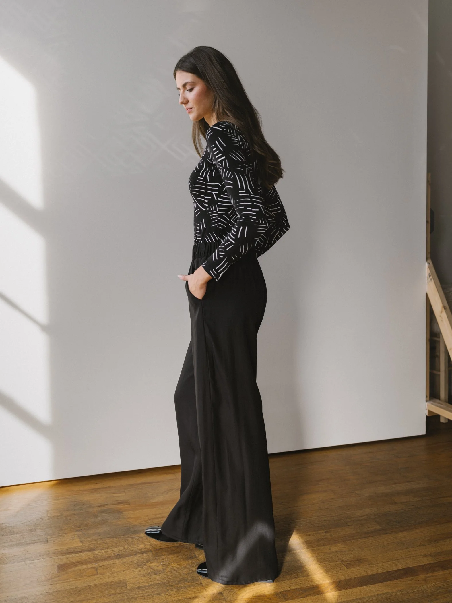 boatneck top by Sophia Reyes