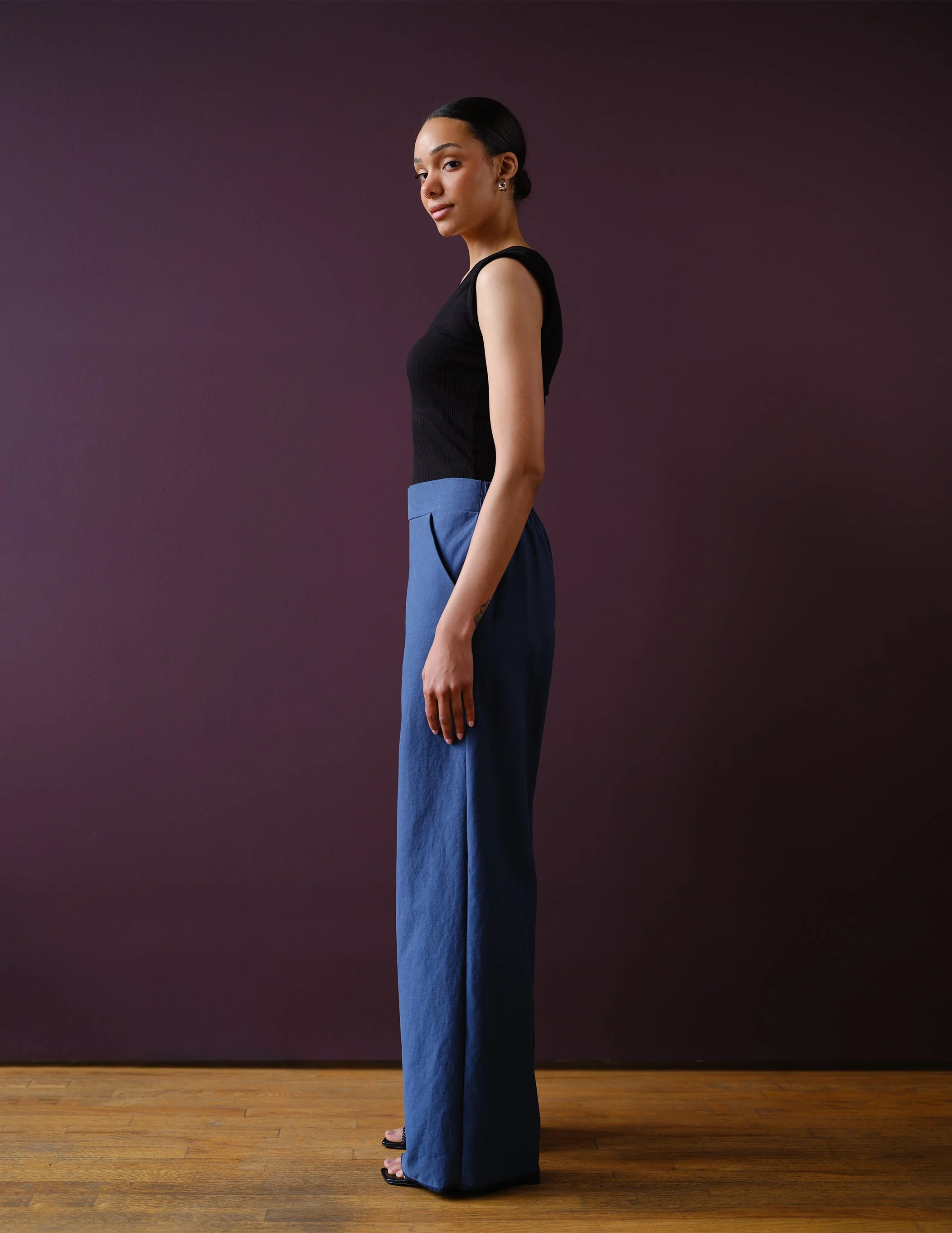 Mariella Blue Pants by Sophia Reyes