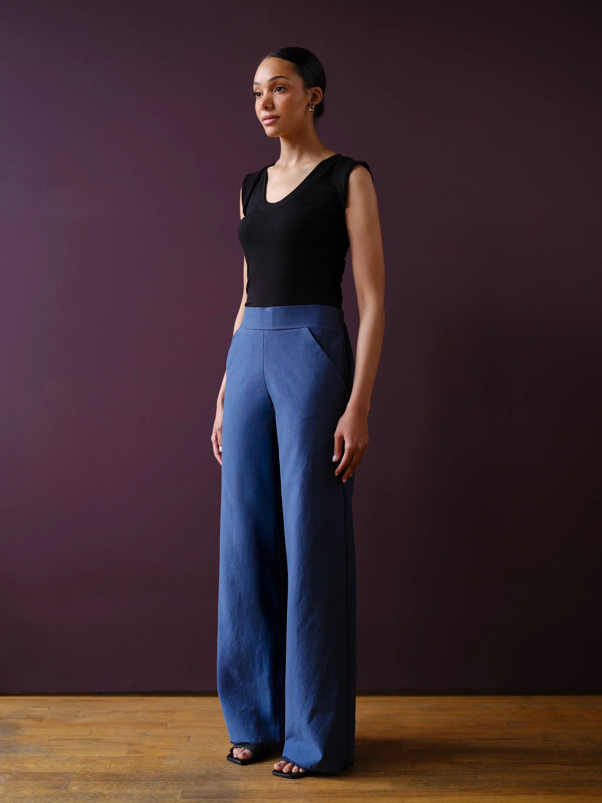 Mariella Blue Pants by Sophia Reyes